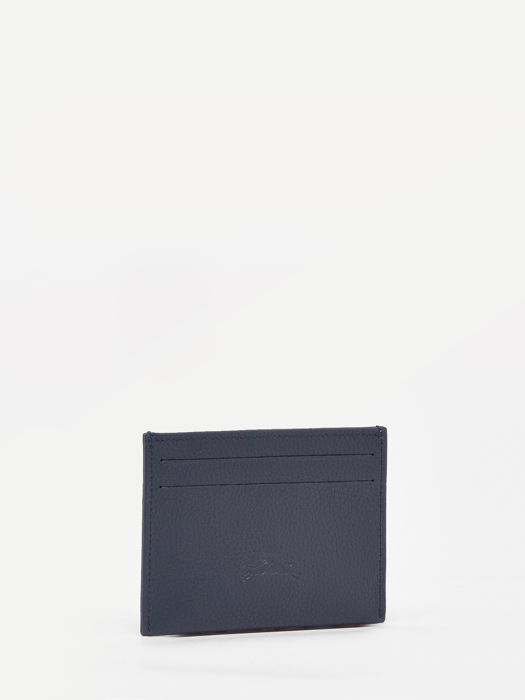 Longchamp Le foulonné Kredietkaarthouder Blauw